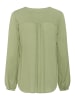Kaffe Langarm-Bluse Amber Regular fit in Oil Green