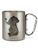 Mr. & Mrs. Panda Haferl Elefant Biene ohne Spruch in Silber