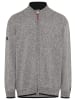 Man's World Strickjacke in grau melange