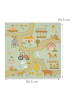 relaxdays 21-tlg. Puzzlematte "Bauernhof" in Bunt