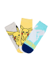 Pokémon Pikachu Sneaker Socken Kinder Jungen 6er Pack in Mehrfarbig