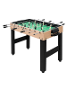 relaxdays Spieltisch "10 in 1" in Natur - (B)125 x (H)80 x (T)61 cm