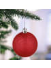 relaxdays 72-tlg. Weihnachtskugeln Set in Rot