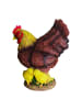 relaxdays Gartendekofigur Hahn/Henne in Polyresin - (B)9 x (H)24 x (T)22 cm