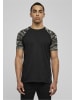 Urban Classics T-Shirt in blk/darkcamo