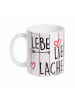 United Labels The Peanuts Tasse Snoopy - Lebe, Liebe, Lache  320 ml in Mehrfarbig