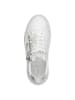Tamaris WIDE FIT Sneaker in WHITE/SILVER