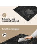 KitchenYeah Herdabdeckplatte Marmor gold schwarz