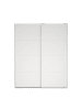 ebuy24 Schiebetürenschrank Bergamo (2-türig) Weiß 179 x 67 cm