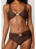Moda Minx Bikinioberteil Nautilius Shell Knot Bikini Top in brown