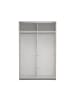 ebuy24 Schiebetürenschrank Bergamo (2-türig) Eiche 139 x 67 cm