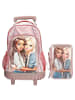 Depesche 2er Set Schul-Set Trolley DOTS TOPModel in rosa