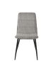 home24 home24 Polsterstuhl im 4er-Set aus Cord und Eisen im modernen Stil in Cappuccino