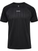 Hummel T-Shirt "Pulse Stripe T-Shirt S/S" in Schwarz