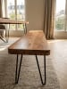 KADIMA DESIGN Esszimmer Sitzbank BAGLI Massiv-Holz 120 x 45 x 40 cm in Akazie