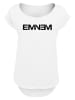 F4NT4STIC Long Cut T-Shirt Eminem Hip Hop Rap Music in weiß