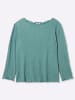 sheego Langarm-Shirt in salbei