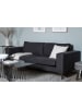 ebuy24 Sofa Bolero Schwarz 215 x 88 cm