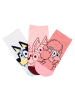 Bluey Kinder Mädchen Sneaker Socken 6er Pack in Mehrfarbig