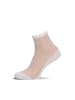 Tamaris Socken comfort transparent 4er Pack comfort in Weiß schwarz