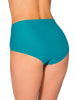 Aquarti Aquarti Damen Bikinihose Bikini-Slip mit Hohem Bund in petrol