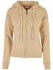 Urban Classics Zip-Kapuzenpullover in unionbeige