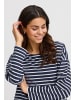 Fransa FRSIVA TEE 5 loose fit in Navy Blazer mix