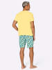 WITT WEIDEN Shorty in zitrone-türkis-bedruckt