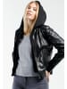 CBL Damen Lederjacke in Schwarz