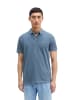 Marc O'Polo Poloshirt Piqué shaped  garment-dyed in Stormy Blue