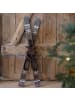Chic Antique Vintage Deko SKI Antik Braun Holz 60 cm