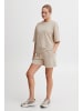 Oxmo Sweatshorts OXSafri in Beige