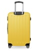 Hauptstadtkoffer Spree - Kofferset 3tlg Hartschalenkoffer Reisekoffer Erweiterung in Gelb