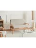 Beliani 2-Sitzer Sofa ESRUM in Grau/Braun - (W) 111 x (H) 79 x (L) 72 cm