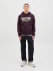 Jack & Jones Kapuzenpullover in Plum Perfect