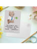 Mr. & Mrs. Panda Postkarte Beamter Kaffeepause mit Spruch in Grau Pastell