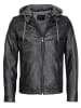 Mustang Lederjacke Foster in schwarz