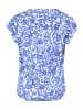 Betty Barclay Casual-Shirt mit Bluseneinsatz in Weiß/Blau