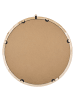 Beliani Dekospiegel MONCLOVA in Braun/Weiß - (W) 60 x (H) 60 x (L) 2 cm
