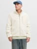 Jack & Jones Teddyfell Jacke in Cloud Dancer