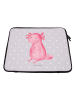 Mr. & Mrs. Panda Laptop Tasche Axolotl Niedlich ohne Spruch in Grau Pastell