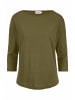 Hessnatur Longsleeve Relaxed in goldoliv