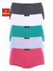 H.I.S H.I.S Pantys (5 Stück) in anthrazit, weiß, mint, flieder, pink