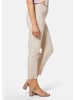 GOLDNER Stretchhose LOUISA, dehnbar & mit Taschen in stein