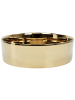 Beliani Waschbecken TEBAR in Gold - (W) 40 x (H) 12 x (L) 40 cm