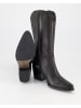 Paul Green Cowboy Boots in Schwarz