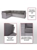 MCW Poly-Rattan Sofa-Garnitur A29 aus zwei 3er-Sofas, Hellgrau Kissen grau