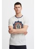 BLEND T-Shirt BHOrion 20716730 ME Lässiges T-Shirt mit Frontprint in Weiß