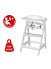 roba Treppenhochstuhl 'Sit Up FUN' - inkl. abnehmbarem Essbrett & Bügel - Weiß