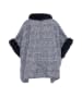 osha Damen Poncho in Marine